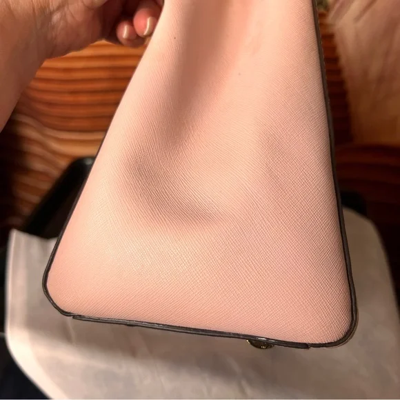 Michael Kors Cynthia Saffiano Leather Satchel, pastel Pink - Picture 9 of 16
